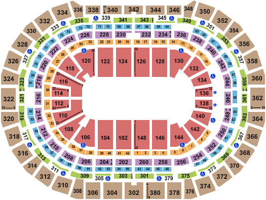 concert ball arena denver seating chart